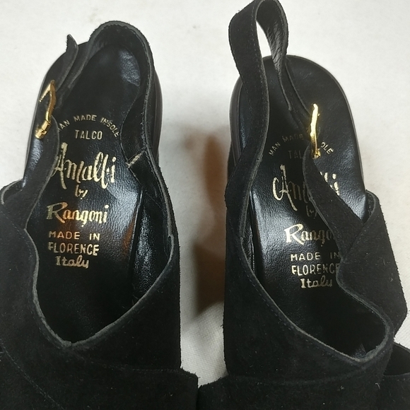 Amalfi By Rangoni Size 8 N Black Suede Blo… - Picture 5 of 8